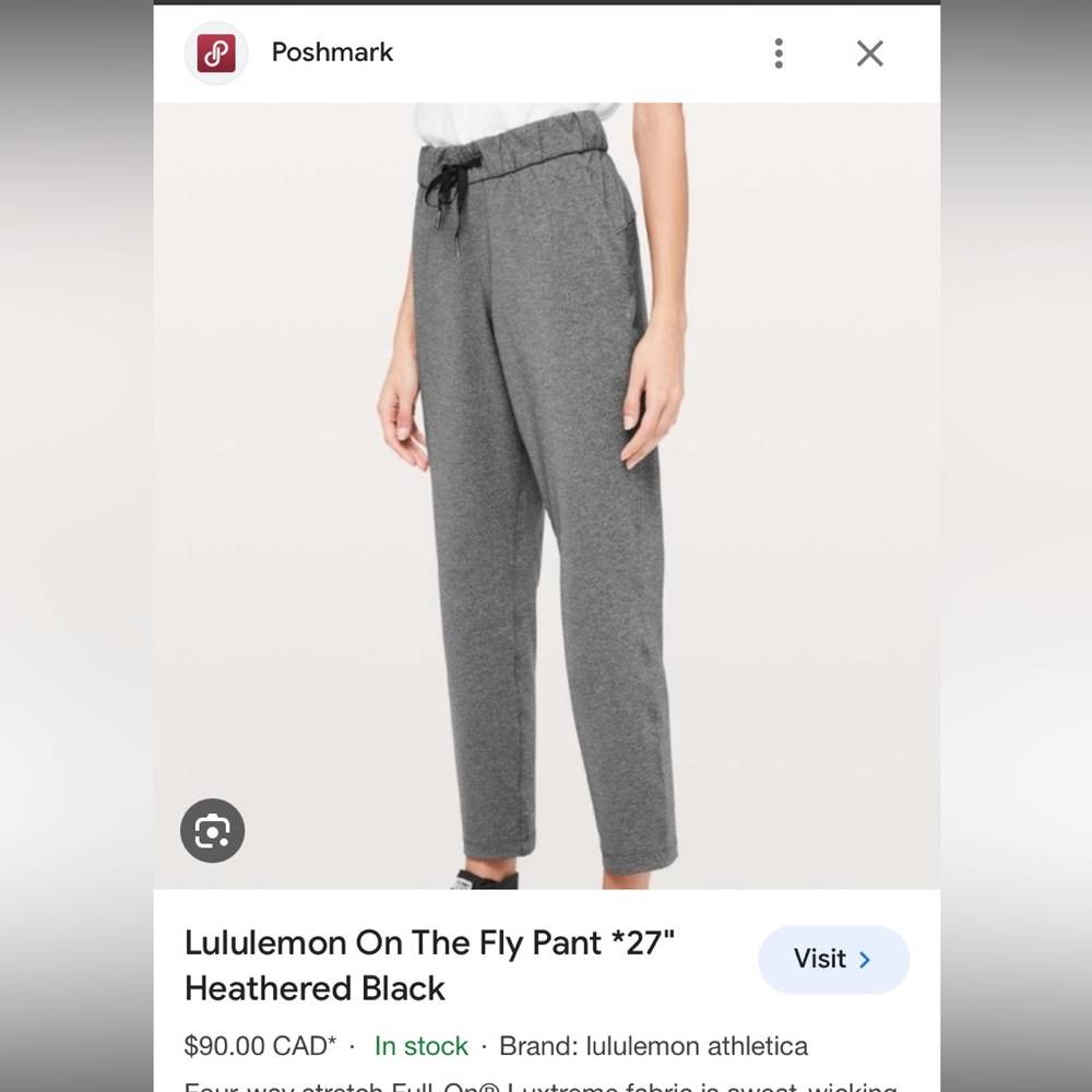 Lululemon on the fly pants